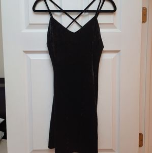 Black Velvet Dress Juniors L
